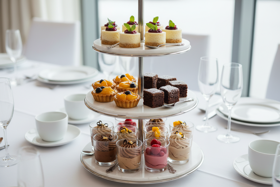 Portion-controlled desserts for events